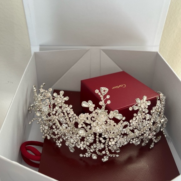 Bridal head peice Swarovski crystal - Picture 5 of 8